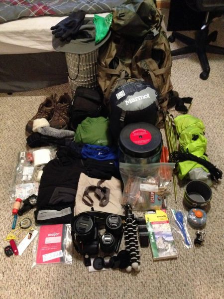 backpacking supplies