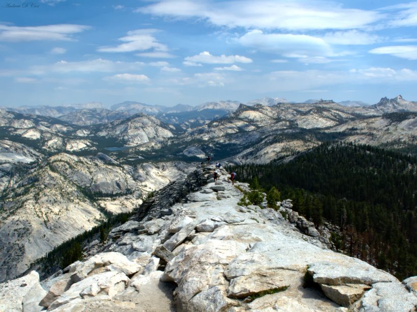 yosemite clouds rest vista landscape