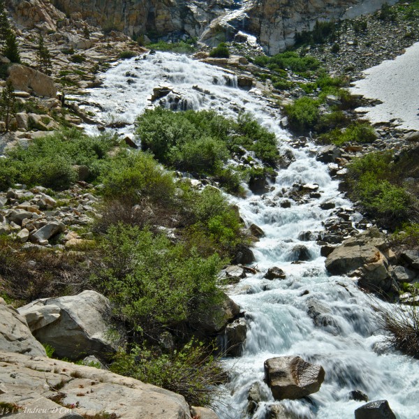 john muir trail cascade