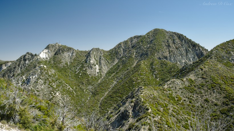 mount lowe view san gabriel mountains