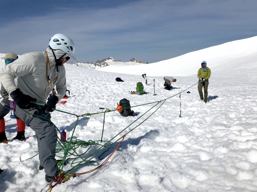 mount baker crevasse rescue