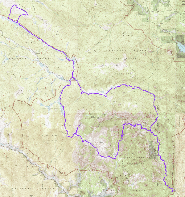 Lost Creek Wilderness Backpacking Loop - Backcountry Sights