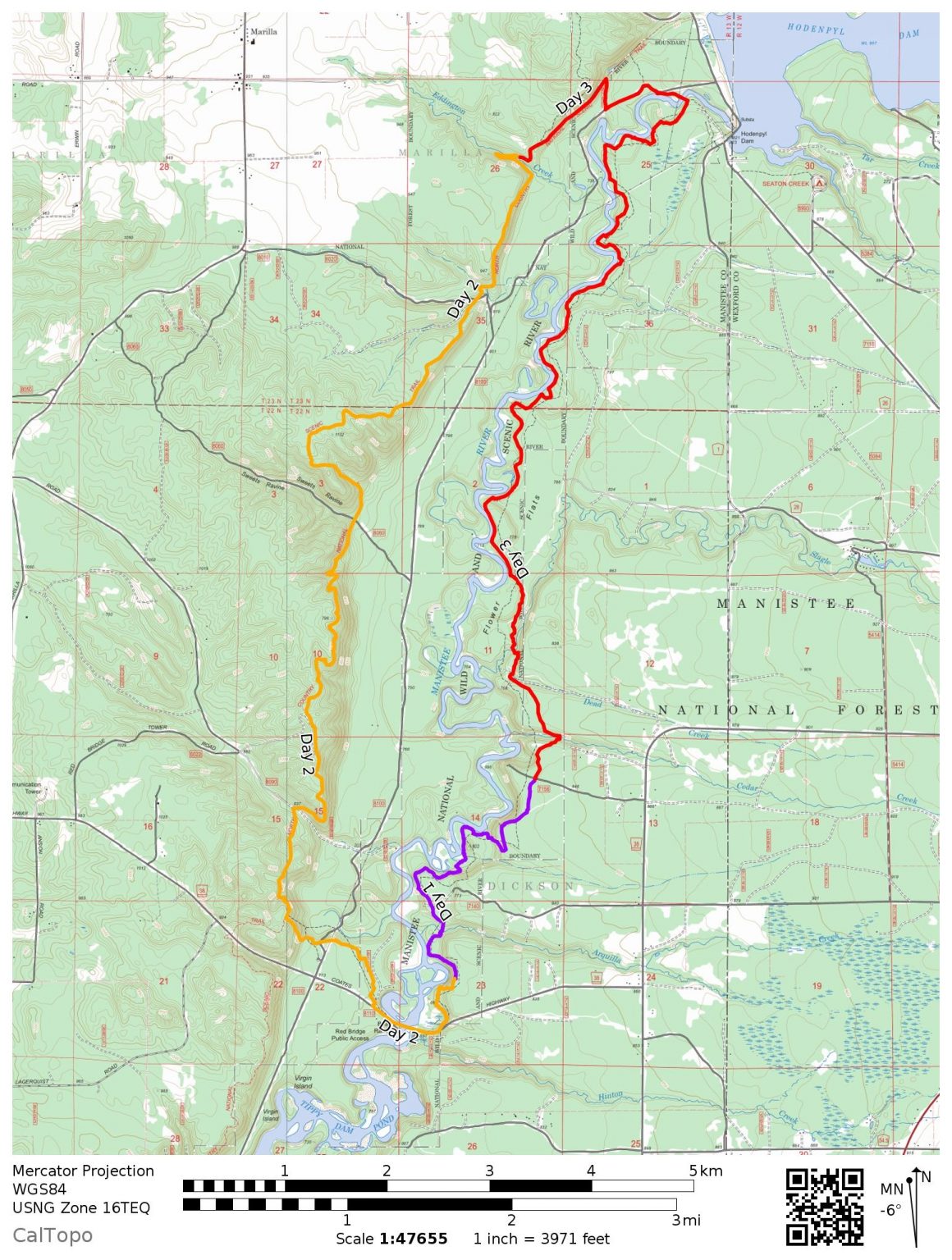 Manistee River Trail Backpacking Loop Backcountry Sights