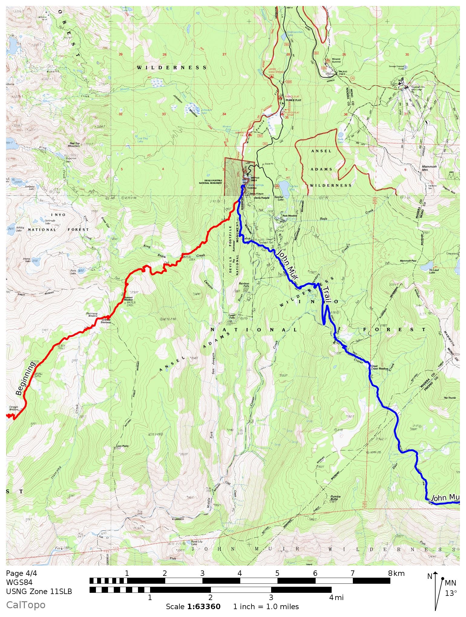 John Muir Trail - An Alternate Beginning - Backcountry Sights