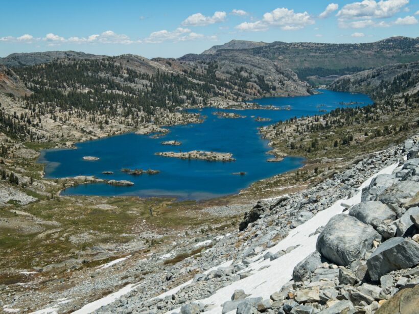 sierra high route garnet lake