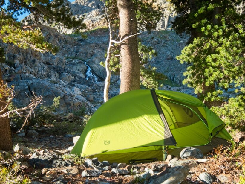 sierra high route campsite