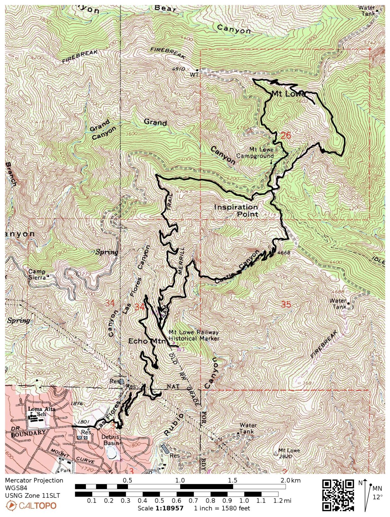 Mount Lowe via the Sam Merrill Trail - Backcountry Sights