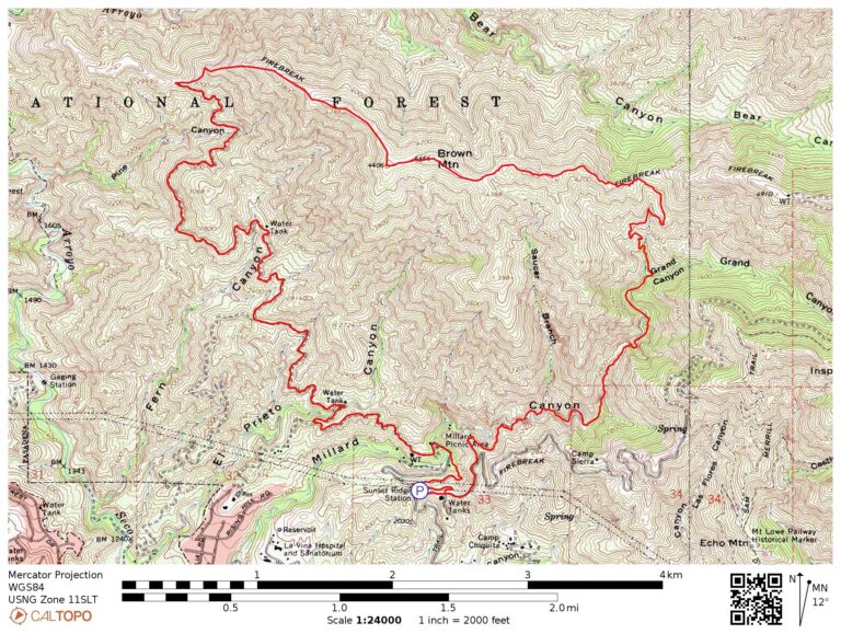 Brown Mountain Loop Backcountry Sights