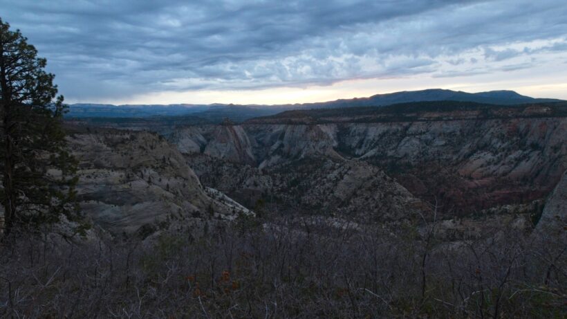 zion national park sunrise