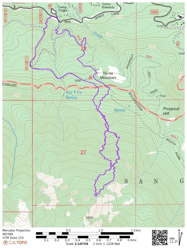 alto diablo ski tour