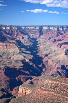 A view of Bright Angel Canyon grand canyon national park bright angel