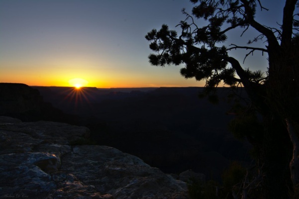 The sun sets at the Grand Canyon grand canyon national park sunset
