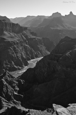 The Colorado River, viewed from Plateau Point grand canyon national park colorado river