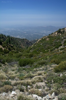 The view from Inspiration Point, down toward Los Angeles inspiration point los angeles