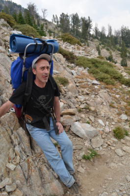 The miles are starting to show backpacking sawtooth mountain wilderness