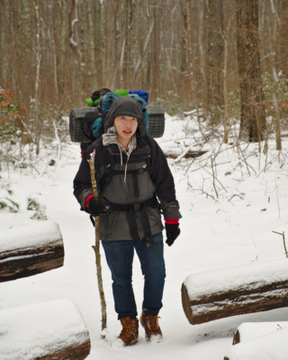 winter backpacking