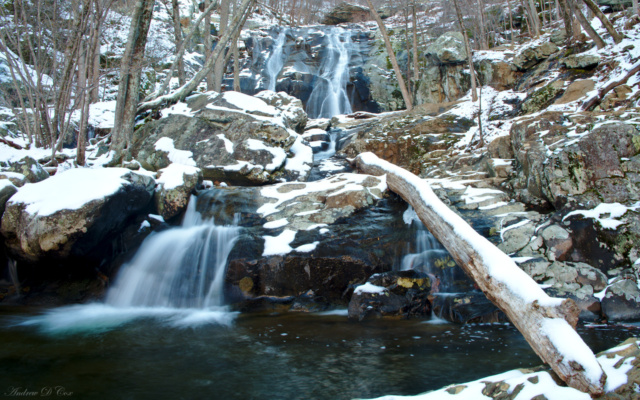 My jaw literally drops when I see this! winter cascade shenandoah national park