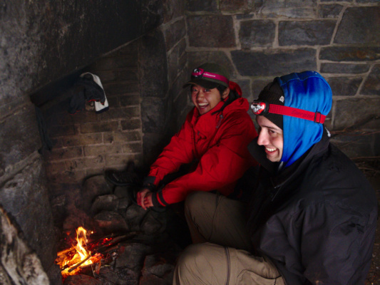 So much happiness! shenandoah national park shelter fire