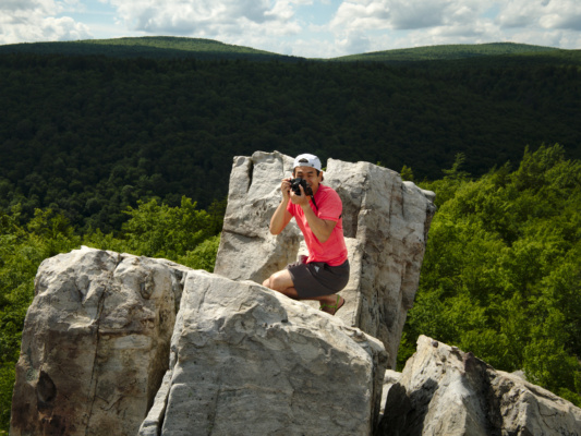 James, another photography enthusiast on the trip, takes a photo dolly sods wilderness photography