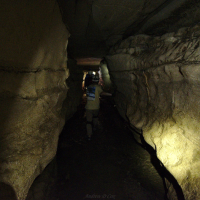 A watery passageway - I never expected my shoes to stay dry doghill-donnehue cave passage