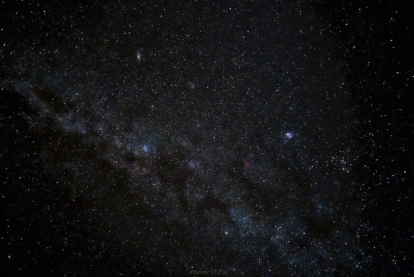 I point my camera straight up at the heavens and leave the shutter open for a while to capture the starlight. death valley astrophotography milky way