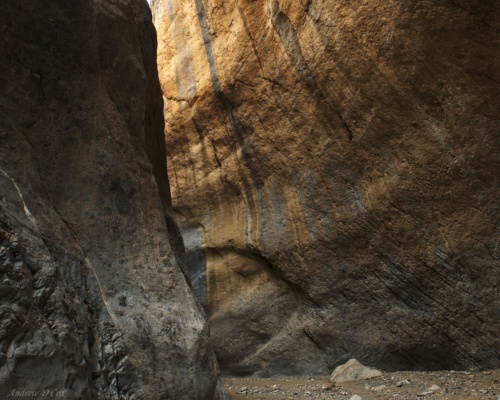 The towering walls are so impressive! death valley marble canyon middle narrows