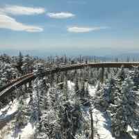 Clingmans Dome View smoky mountains clingmans dome