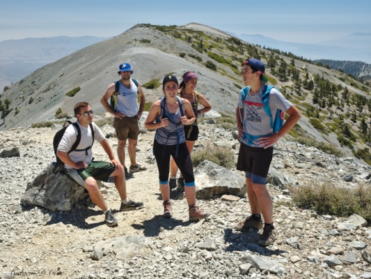 Some people moved, others did not... mount san antonio hiking