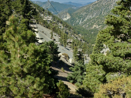 The Mt. Baldy lift isn't running this morning mount san antonio ski lift