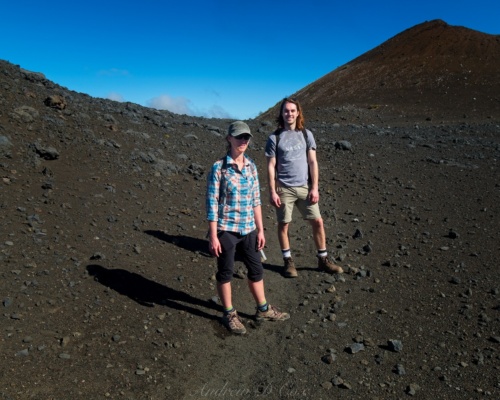 The northwestern section of the crater is much less 'lively' than the eastern bit haleakala desolation