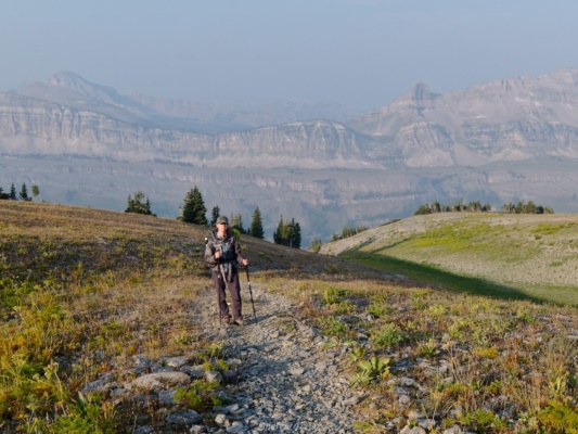 Our return journey takes us back to Hurricane Pass teton mountains hurricane pass