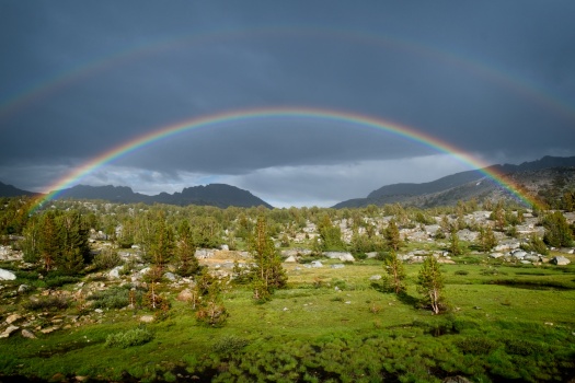 Supernumerary Rainbow sierra nevada storm supernumerary rainbow