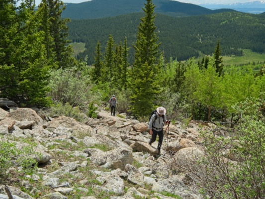 As we gain altitude, the terrain becomes rockier alphabetizer
