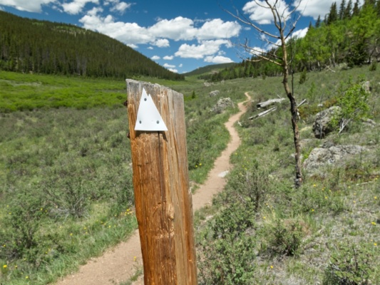 A blaze for the Colorado Trail colorado trail