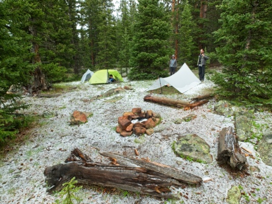Our afternoon campsite lost creek wilderness