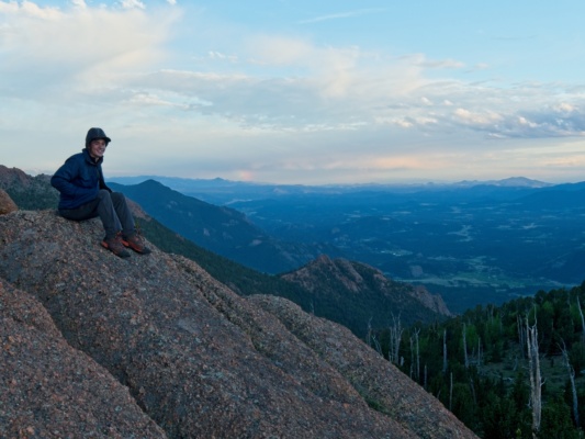 Our high vantage point offers quite the panoramic view lost creek wilderness