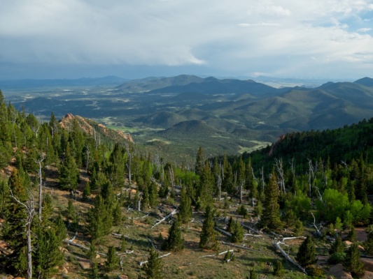 The view from our campsite is pretty nice! lost creek wilderness