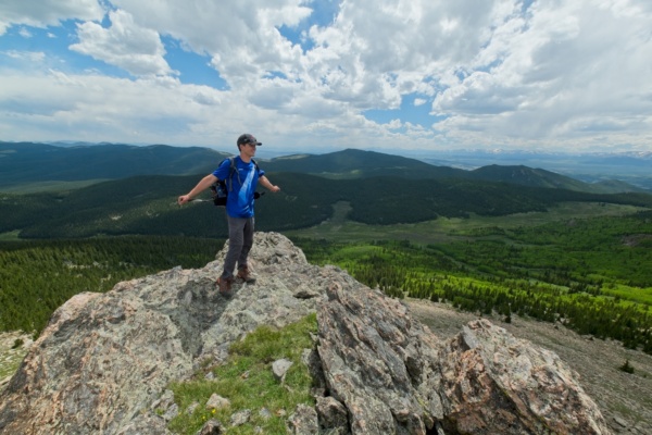 Josh takes in the views from Zephyr alphabetizer