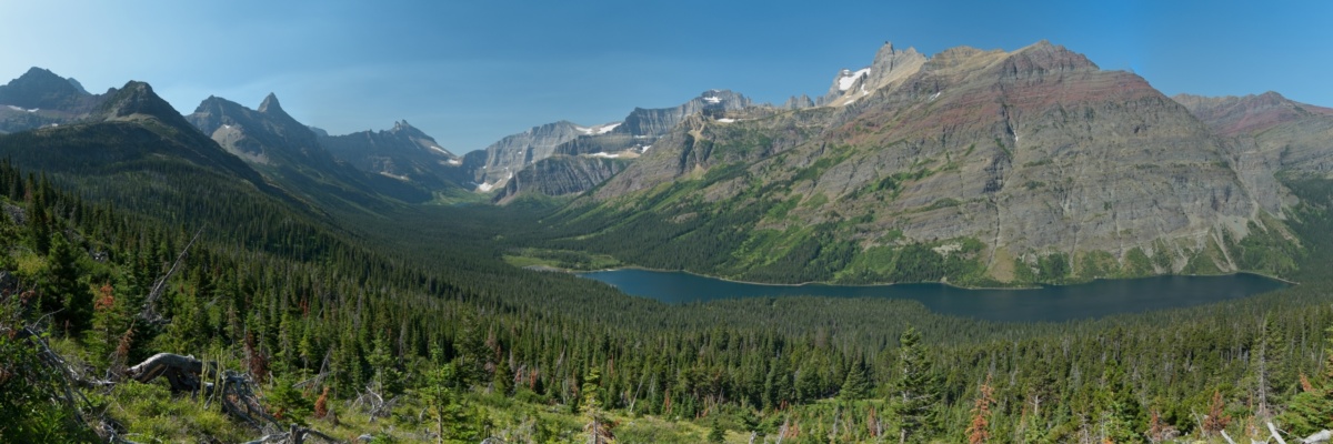 The Ptarmigan Trail offers panoramic views of Elizabeth Lake glacier national park elizabeth lake