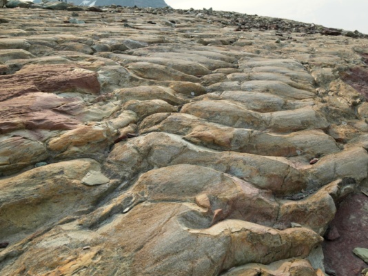 I have no idea how these rocks form, but they are super cool! glacier national park geology