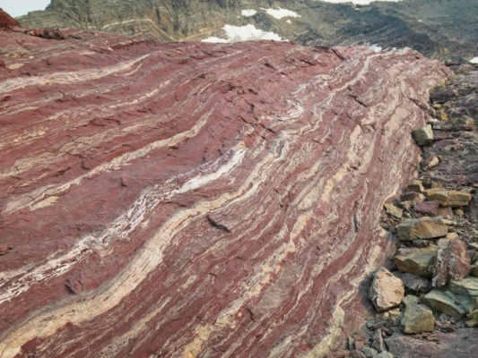 Another cool geological masterpiece glacier national park geology