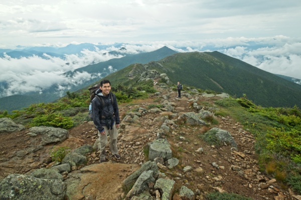 At last, the clouds recede enough for us to get a nice view! pemi loop