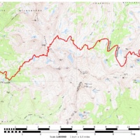 Departing Yosemite National Park via Isberg Pass