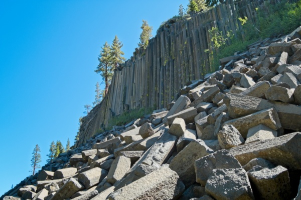 Back again at this famous basalt pile devils postpile