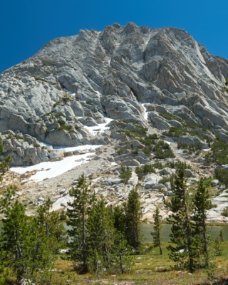 I walk down the wrong trail for a few minutes and admire this fun-looking peak fletcher peak