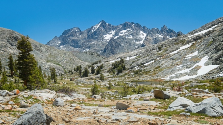 There are so many photos out there of the east side of the Ritter range that it's always neat to view them from the west sierra high route ritter range
