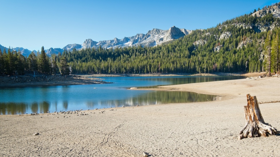 What a scenic location to begin a hike! sierra nevada mountains