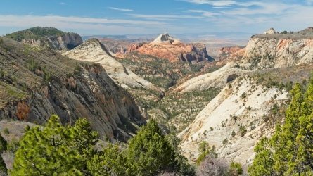 An amazing view from our snack break spot zion national park