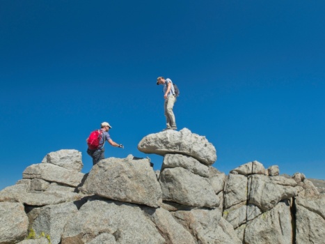 Bartek and Craig at the summit of Polychrome Peak polychrome peak