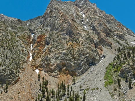 Do you see the serpent's face? mountains